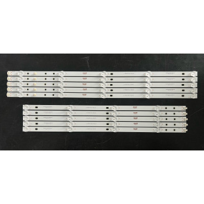 LED Backlight Strip other brands 55" - 5 strips x 9 LEDs (4 + 5) - 3V - 1050mm - JL.D55091330-140CL-M +  JL.D55091330-140CR-M