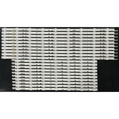 LED Backlight Strip Samsung 60" - 10 strips x 16 LEDs (9 + 7) - 3V - 1260 mm - V5DR_600SCA + 600SCB-R0 BN96-38483A