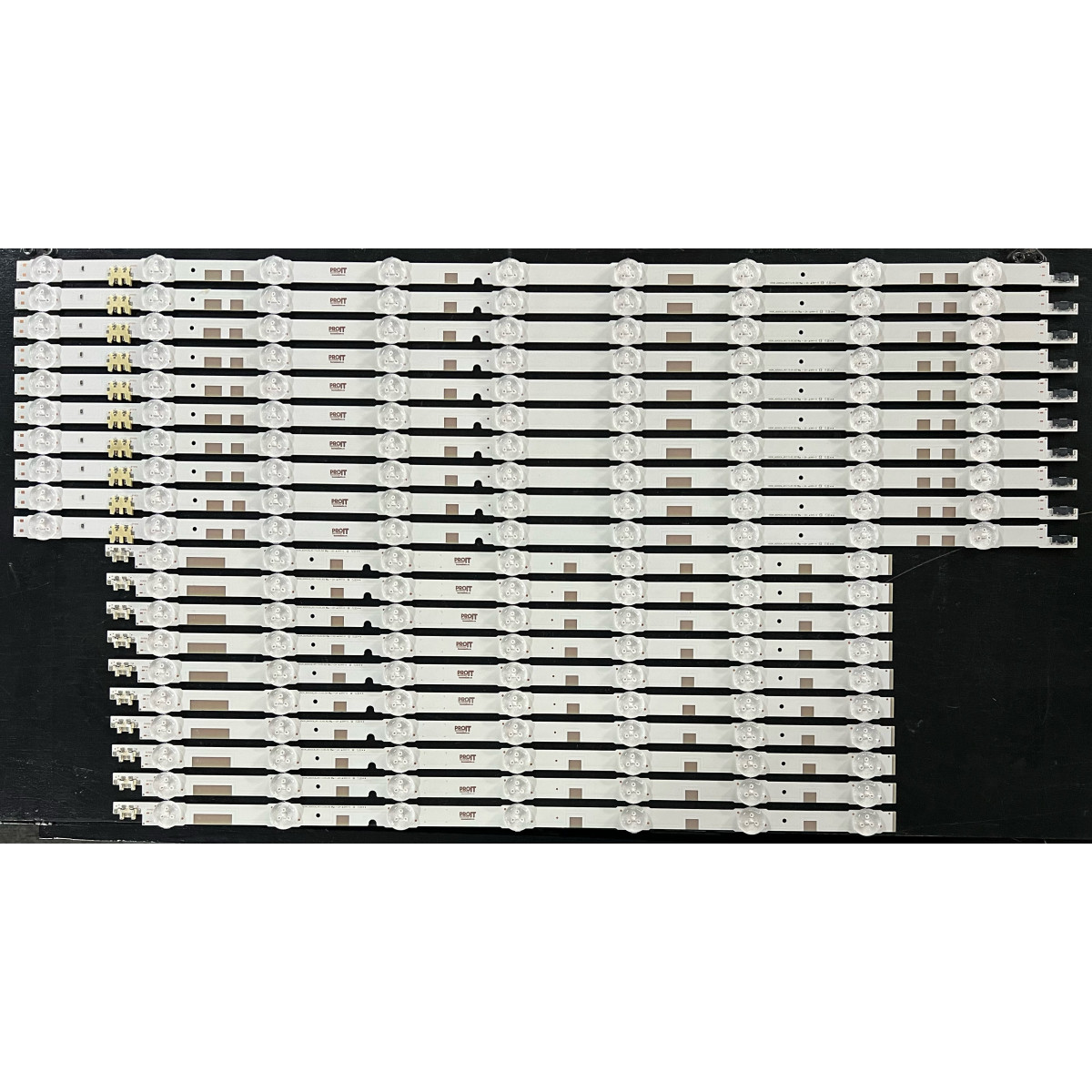 LED Backlight Strip Samsung 60" - 10 strips x 16 LEDs (9 + 7) - 3V - 1260 mm - V5DR_600SCA + 600SCB-R0 BN96-38483A