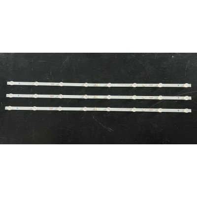 LED Backlight Strip other brands 40" - 3 strips x 8 LEDs - 3V - 735mm - DLED39.5MXY 3X8 0004 M2-395