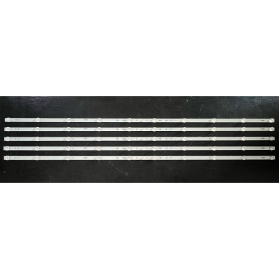 LED Backlight Strip other brands 55" - 5 strips x 10 LEDs - 3V - 1077mm