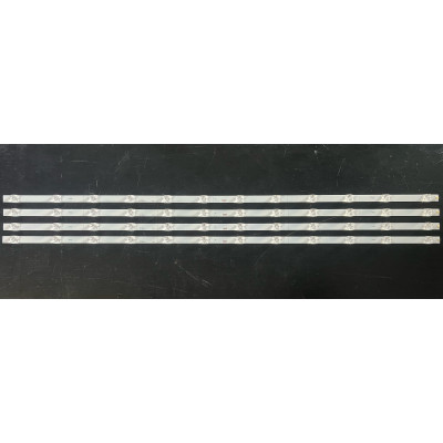 LED Backlight Strip Hisense 50" - 4 strips x 12 LEDs - 3V - 960mm - CRH-BX50X3303012049AYREV1.4