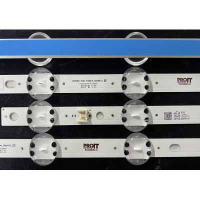 LED Backlight Strip LG 50" - 4 strips x 7 LEDs - 6V - 520mm - SSC_Y19_Trident_50UM73_S