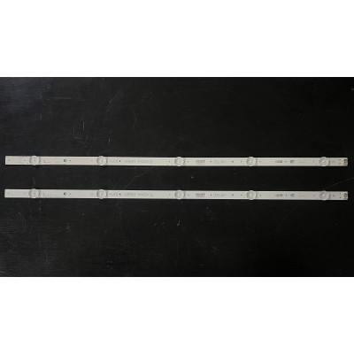 LED Backlight Strip LG 32" - 2 strips x 5 LEDs - 3V - 32LJ61, 615mm - 32LK61