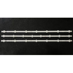 LED Backlight Strip LG 32" - 2 strips x 7 LEDs + 1 strip x 8 LEDs, 6916L-1105A + 6916L-1106A