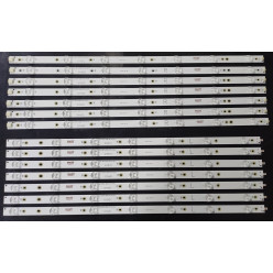 LED Backlight Strip Philips 55" - 7 strips x 14 LEDs - 14 strips x 7 LEDs - 3V - 7L + 7R