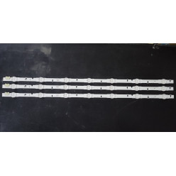 LED Backlight Strip Samsung 32" - 3 strips x 7 LEDs, 3v, 650mm