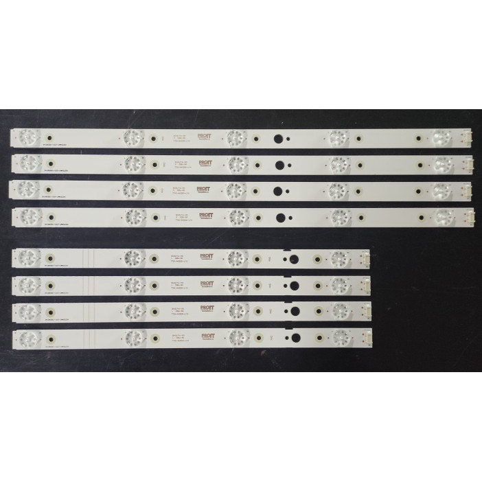 LG 43" TV LED háttérvilágítás készlet - (4 x 4 led) + (4 x 5 led), 8 darab - CRH-A4330300104L6CNRev1.0