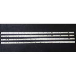 LED Backlight Strip Philips 40" - 4 strips x 9 LEDs, 3V, 800mm, GJ-DLEDII P5-400-D409-V9 - LB40013 V0_04