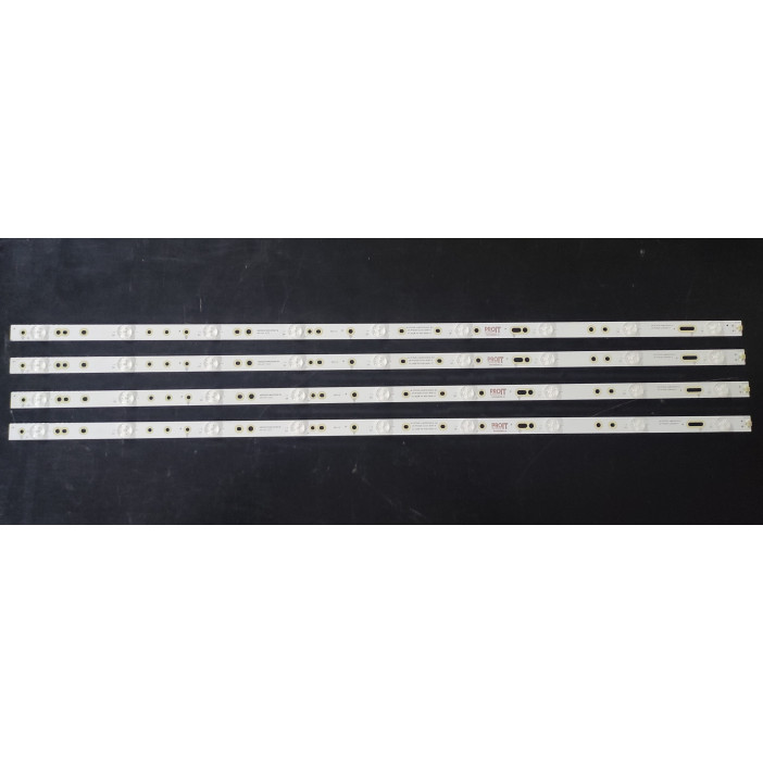 LED Backlight Strip Philips 40" - 4 strips x 9 LEDs, 3V, 800mm, GJ-DLEDII P5-400-D409-V9 - LB40013 V0_04