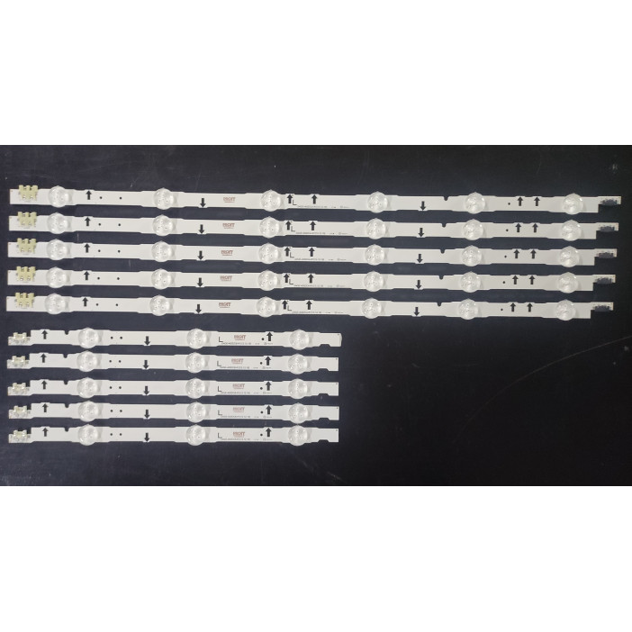 LED Backlight Strip Samsung 40" - 5 strips x (6+3) LEDs, 10 pieces