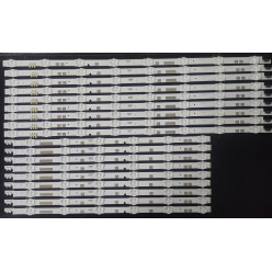 Set barete LED Samsung 55" - 9 barete x (8+6) led, 18 buc - V5DR-550SCA-R0 - V5DR-550SCB-R0