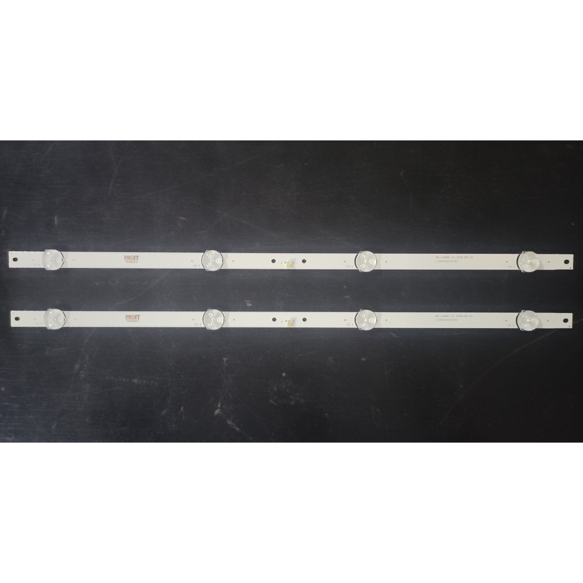 Комплект ленти универсални 24" - 2 ленти x 4 LED - 6V - 440mm - MS-L2151 V1 - MS-L2668 V2