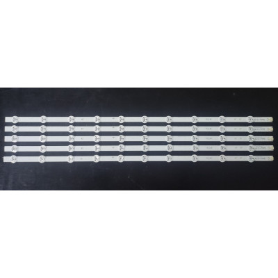LED Backlight Strip other brands 40" - 5 strips x 10 LEDs - 3V - 790mm - 400DLED_SLIM_REV01_20150202 A C-Type