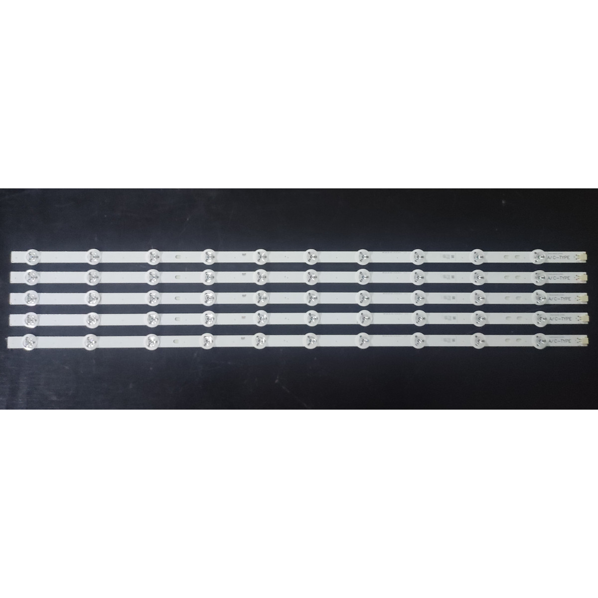 LED Backlight Strip other brands 40" - 5 strips x 10 LEDs - 3V - 790mm - 400DLED_SLIM_REV01_20150202 A C-Type