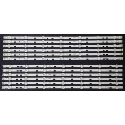 LED Backlight Strip Samsung 58" - 12 strips - 6A + 6B - 7 + 7 LEDs - 3V - DMGE-580SMA-R3 DMGE-580SMB-R3