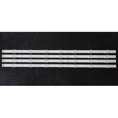 LED Backlight Strip LG 32" - 4 strips x 7 LEDs - 3V - 630mm - LG Innotek 32" NDE Rev 0.4