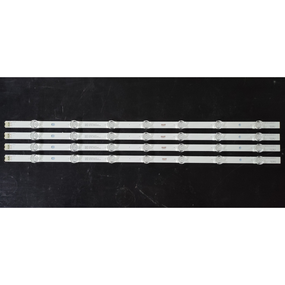 LED Backlight Strip LG 32" - 4 strips x 7 LEDs - 3V - 630mm - LG Innotek 32" NDE Rev 0.4