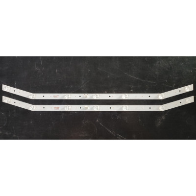 Комплект ленти универсални 32" - 2 ленти x 7 LED - извити - 3V - 568mm