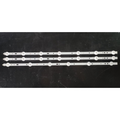 LED Backlight Strip other brands 32" - 2 strips x 7 LEDs + 1 strip x 6 LEDs, 3V, 590mm