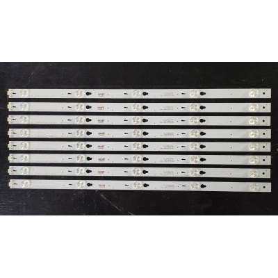 LED Backlight Strip Thomson 48" - 8 strips x 5 LEDs - 6V - 490mm - TOT_48D2700_8X5_3030C_V3