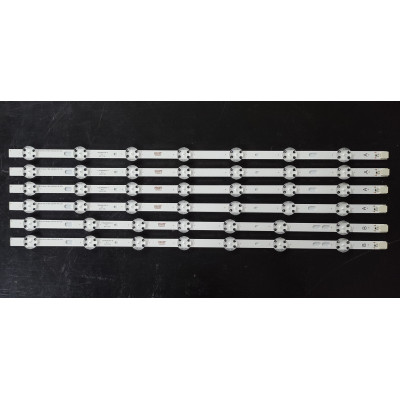 Set barete alte marci 49" - 6 barete x 7 leduri, 3V, 4A + 2B, Vestel UHD