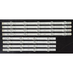 LED Backlight Strip LG 39" - 4 strips x (4+5)LEDs, 8 pieces