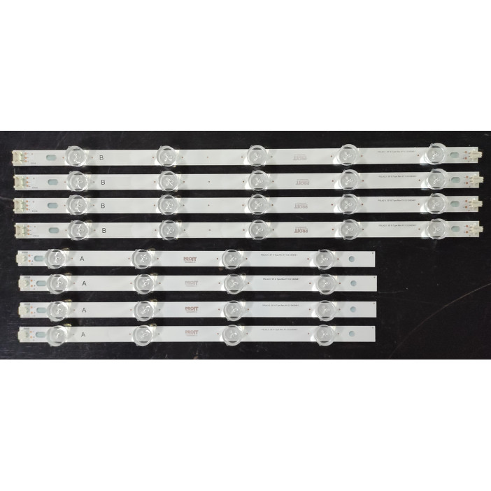 Комплект ленти LED LG 39" - 4 ленти x (4+5)LED, 8 броя
