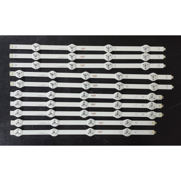 LED Backlight Strip Panasonic 42" - 10 strips - 3R1+3L1+2R2+2L2, 3V, 812mm