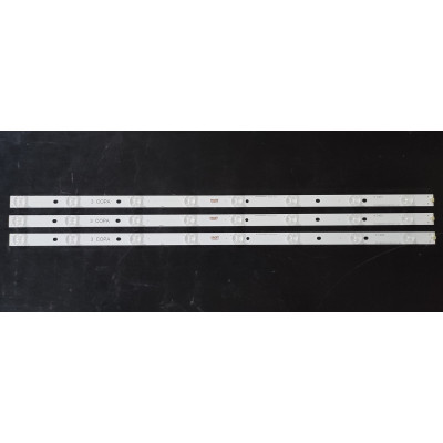 Комплект ленти универсални 32" - 3 ленти x 8 LED - 3V - 605mm - RF-AB320E32-0801S-01 A2