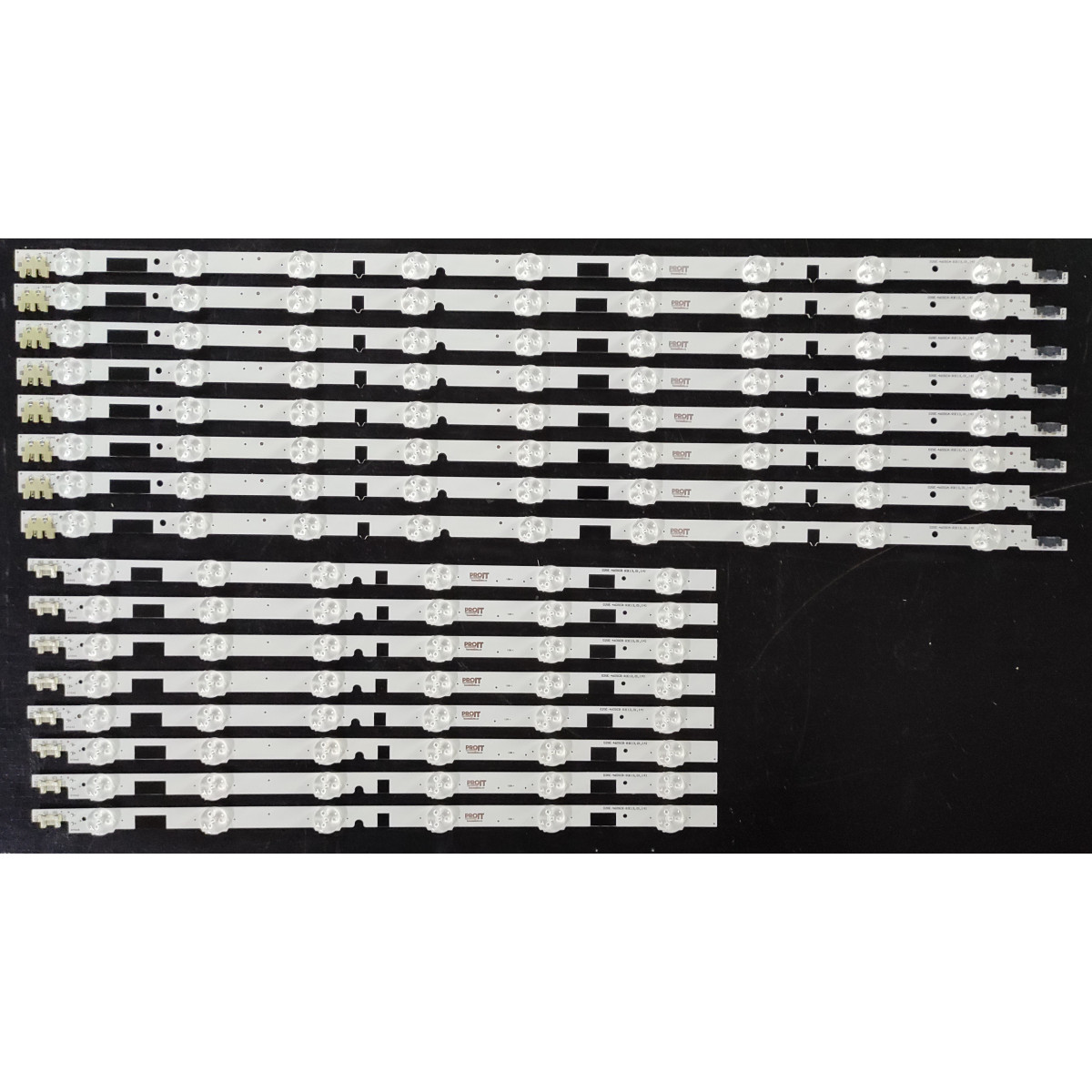 LED Backlight Strip Samsung 46" - 8 strips x 15 LEDs (9 + 6 LEDs), 3V, 16 pieces, 8L + 8R