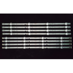 LED Backlight Strip Samsung 48" - 4 double strips (4 + 4 LEDs), 8 pieces - V5DN-480SMA-R4 V5DN-480SMB-R3