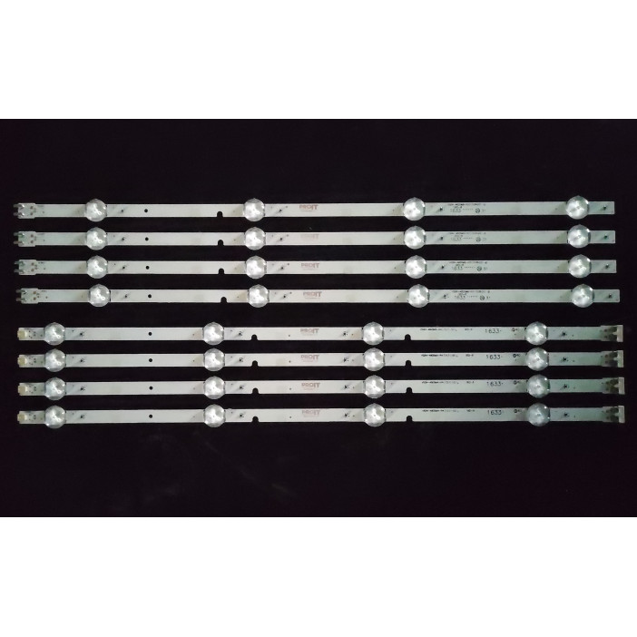 Samsung 48" TV LED háttérvilágítás készlet - 4 darab dupla (4 + 4 LED), 8 darab - V5DN-480SMA-R4 V5DN-480SMB-R3