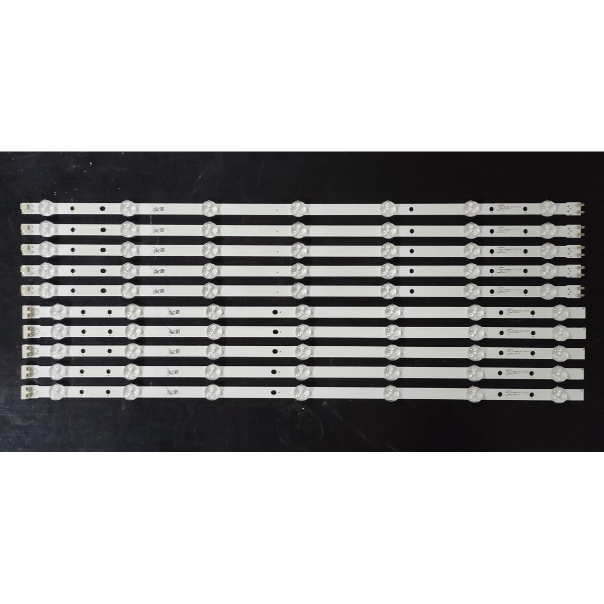 LED Backlight Strip Samsung 55" - 5 strips x 14 (5 + 5) LEDs - 3V - 1088mm - D3GE-550SMA-R1 + D3GE-550SMB-R0