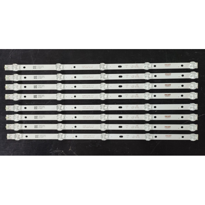 LED Backlight Strip Philips / TCL / Hisense 42" / 43" - 8 strips x 5 LEDs - 3V - 415mm - K420WD7 A3 - K430WDR159036