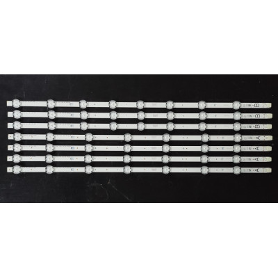 LED Backlight Strip other brands 55" - 4 strips x 7 LEDs + 3 strips x 8 LEDs - 4A + 3B - 3V - 535mm