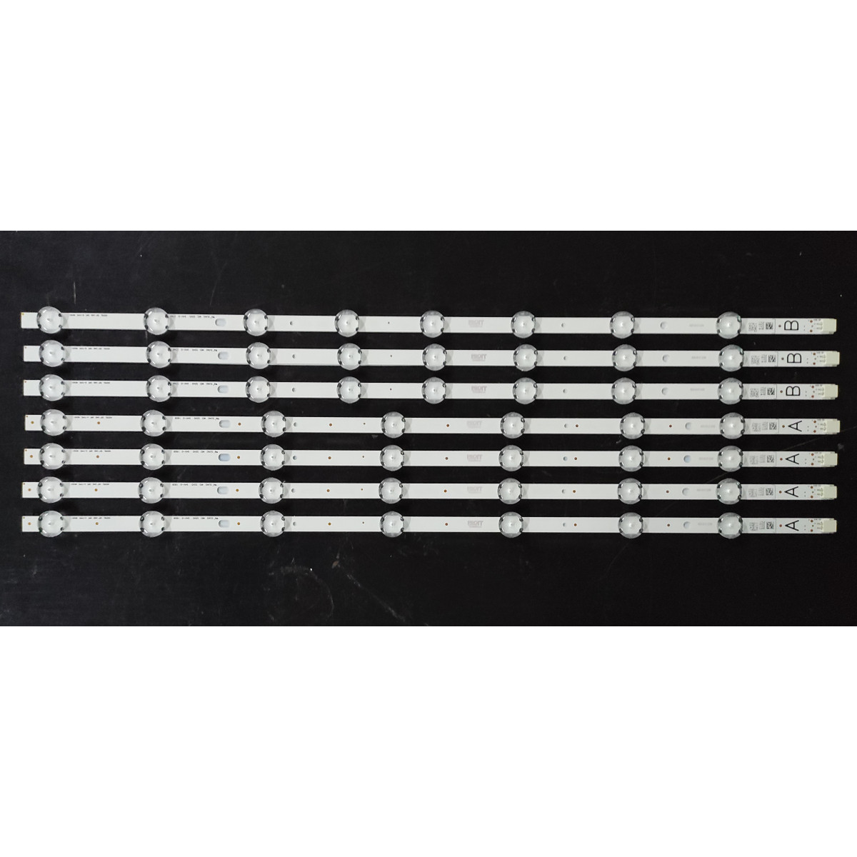 LED Backlight Strip other brands 55" - 4 strips x 7 LEDs + 3 strips x 8 LEDs - 4A + 3B - 3V - 535mm