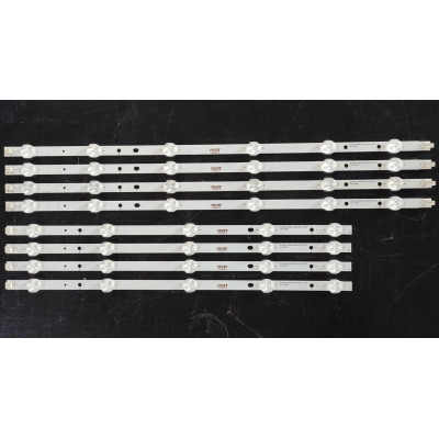 Samsung 46" TV LED háttérvilágítás készlet - 4 darab x 11 LED (4A + 4B - 6 + 5 LED), 8 darab