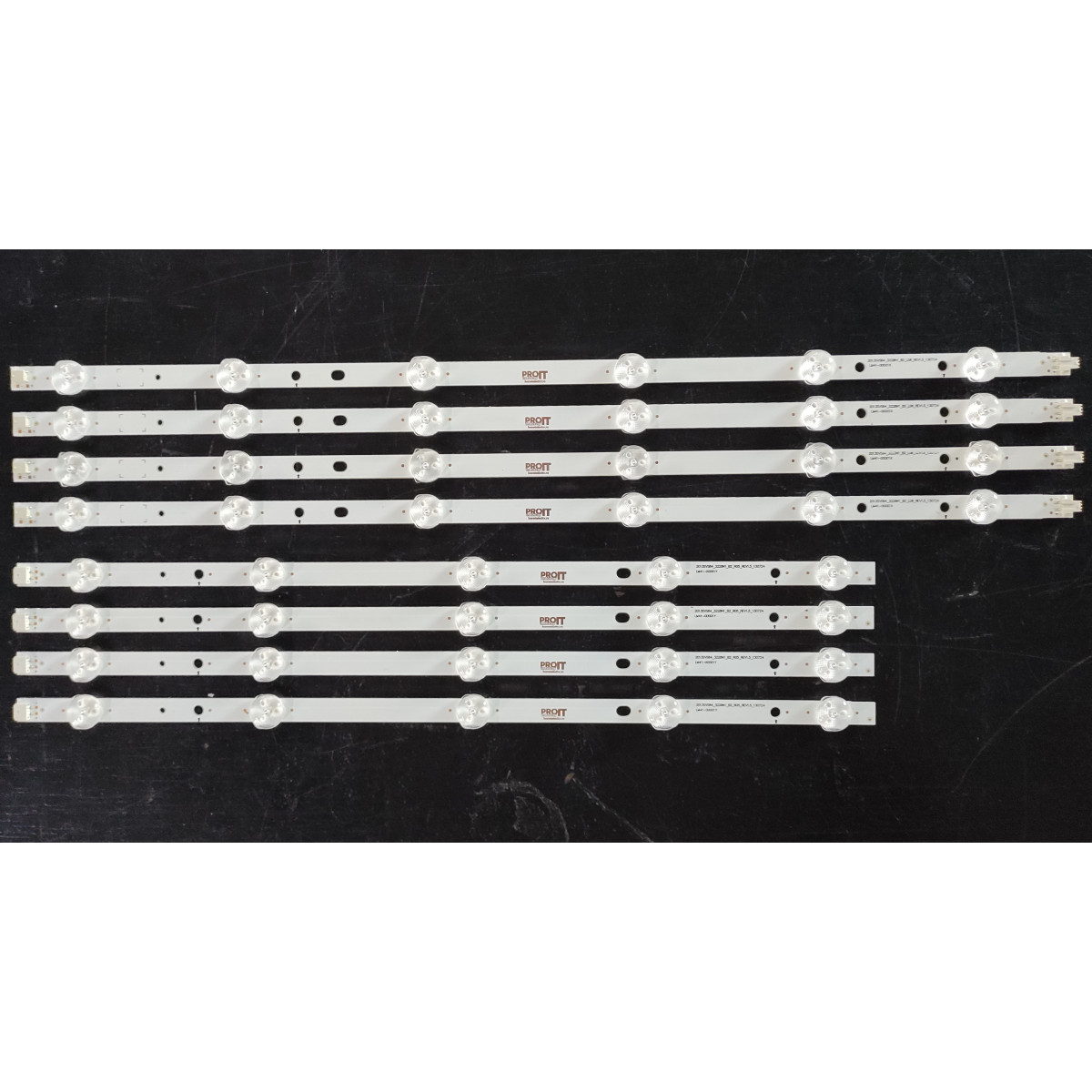 Samsung 46" TV LED háttérvilágítás készlet - 4 darab x 11 LED (4A + 4B - 6 + 5 LED), 8 darab