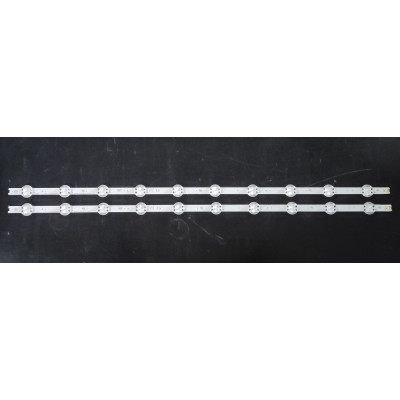 LED Backlight Strip LG 43" - 2 strips x 10 LEDs - 3V - 865mm - 43'' V17 ART3 2867 Rev0.3 V17 43 - 6916L-2867A + 6916L-2867B