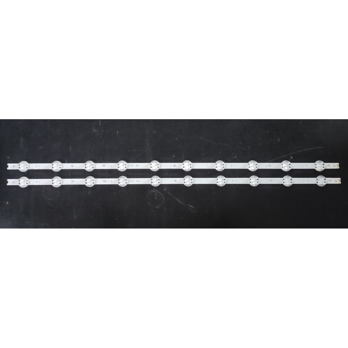 LED Backlight Strip LG 43" - 2 strips x 10 LEDs - 3V - 865mm - 43'' V17 ART3 2867 Rev0.3 V17 43 - 6916L-2867A + 6916L-2867B