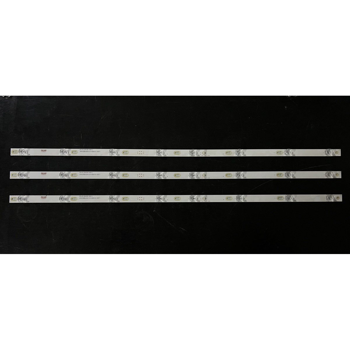 TCL - Thomson 43" TV LED háttérvilágítás készlet - 3 darab x 8 LED - 6V - 780mm - TOT_43D2900_3x8_3030C_d6t_2d1_4S1PX2 REV.V2