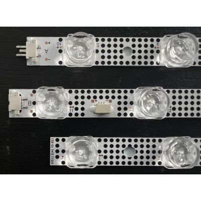 LED Backlight Strip TCL 50" - 1 strip x 21 LEDs - 6V - 987mm - 50S11 1x21 V2