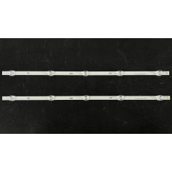 LED Backlight Strip Hisense 32" - 2 strips x 5 LEDs - 3V - 535mm - CRH-BX32X1H30300502019REV1.0