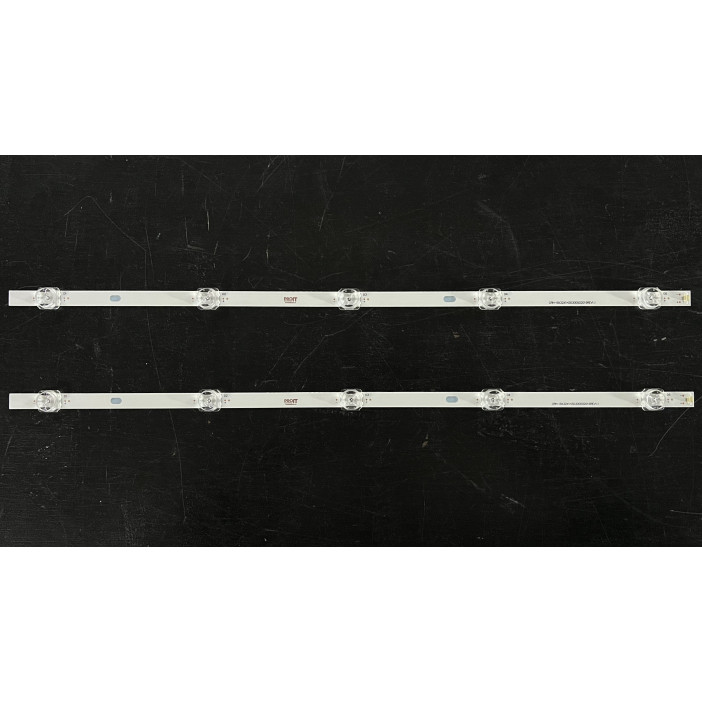 LED Backlight Strip Hisense 32" - 2 strips x 5 LEDs - 3V - 535mm - CRH-BX32X1H30300502019REV1.0
