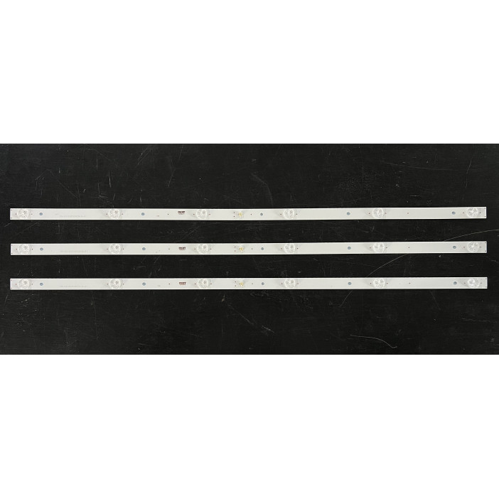 LED Backlight Strip other brands / Utok 39" - 3 strips x 6 LEDs - 3V - 714mm - 6501L714000020