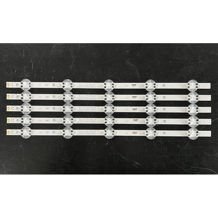 LED Backlight Strip LG 43" - 5 strips x 5 LEDs - 3V - 465mm - SSC_Y21 Slim Trident 43UP80_S