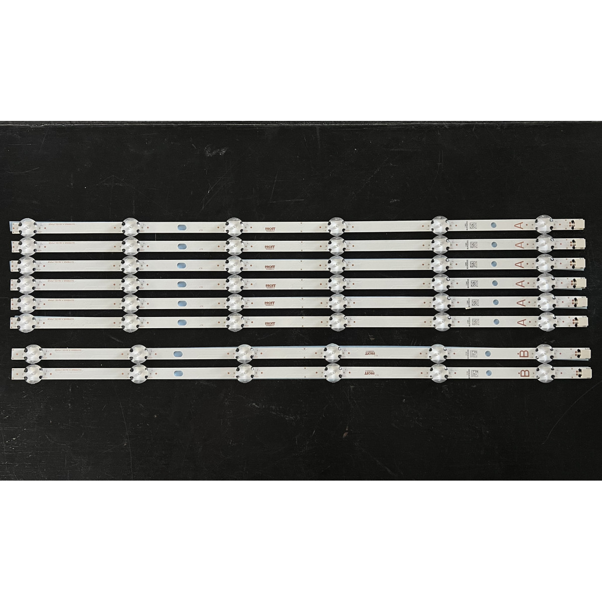 Комплект ленти универсални / Panasonic 49" - 8 ленти x 6 LED - 6A + 2B - 3V - 520mm - SVV490A69_A B