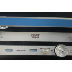 Комплект ленти универсални 32" - 2 ленти x 6 LED - 6V - 550mm - MS-L3061 V1 - JL.D32061330-006DS-M_V01