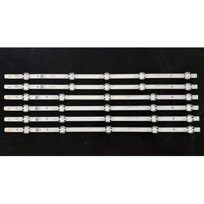LED Backlight Strip Vortex/other brands 48" - 4A + 2B x 5 LEDs - 3V - 445mm - SVV480A16A/B_5LED_Rev03_150803